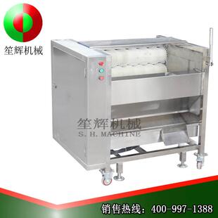 自动 供应商 毛辊清洗机芋头去泥机毛刷去泥机土豆清洗去皮机