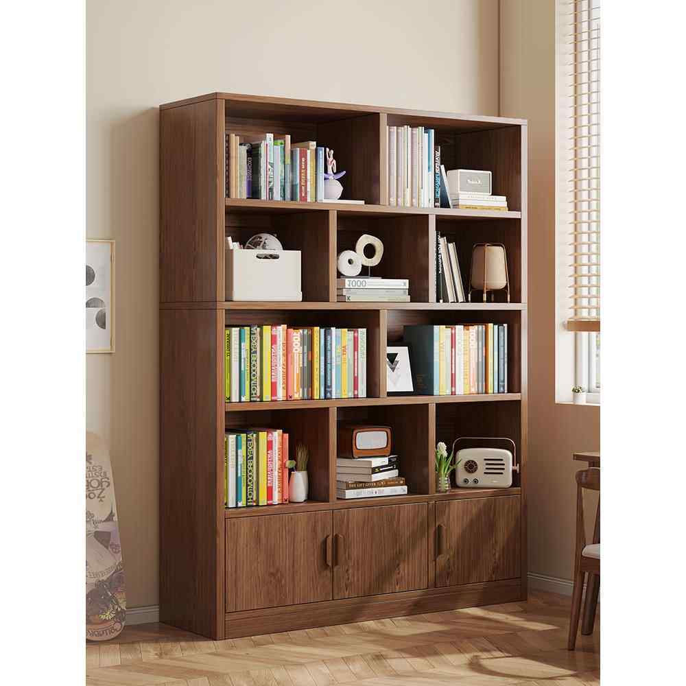 实木酒柜家用客厅置物架展示柜商用简约小型玄关柜靠墙隔断柜酒架