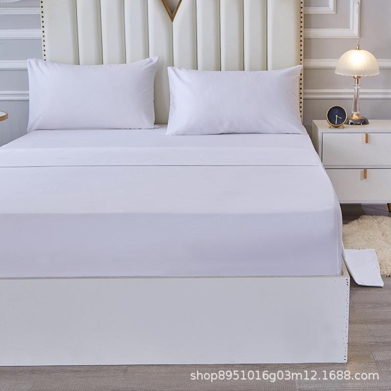 跨境热卖床笠四件枕防水隔套尿透气床单套组合软隔脏柔防RLF水透