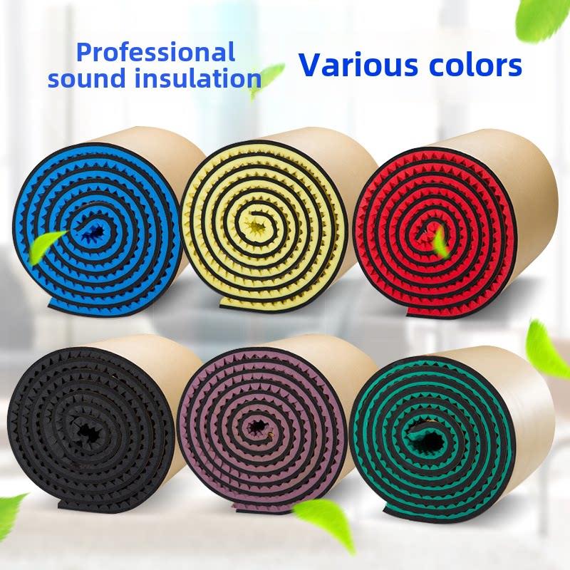 包邮加厚5cm阻燃背胶室内隔音棉墙体鸡蛋海吸音波浪波峰ktv录音棚