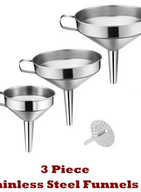 Kitchen Funnel Funnels for Filling Bottles Stainless Steel
