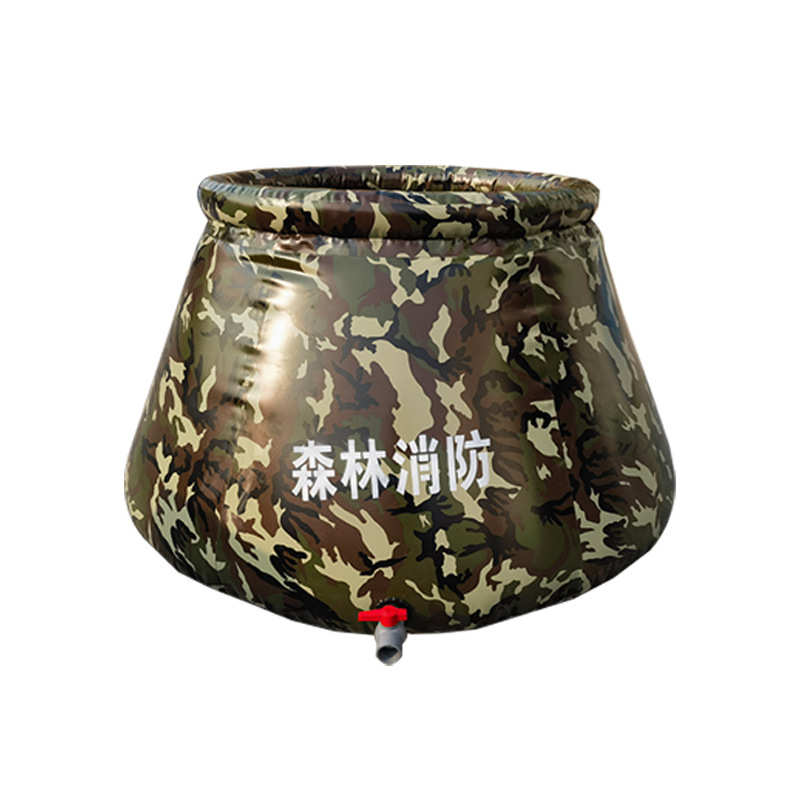 软体储水罐大型可移动软体储水农用抗旱森林消防专用pvc3吨加厚