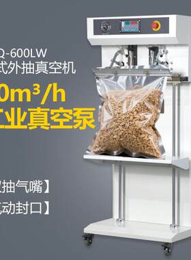 VSQ-600LW外抽真空机托盘升降智能五金件棉服羽绒被大型包装机