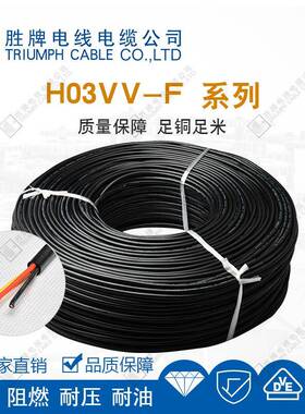 厂家供应PVC材质欧规插头电源线H05VV-F 2*1.5MM环保护套线VDE