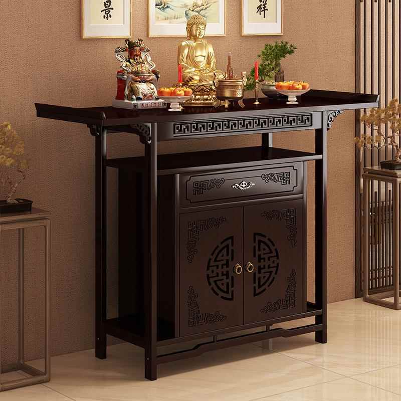 入户进门玄关柜沙发挡柜新中式玄关桌台条案长条几客厅端景台供桌