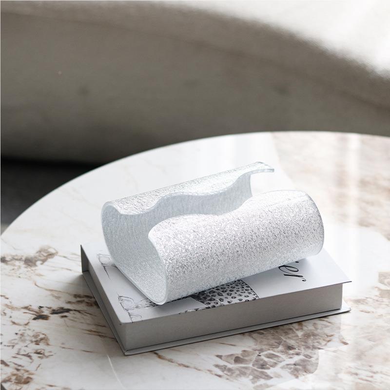 北欧饰现代艺力术亚克抽纸盒VDI摆件样板房售楼处纸客厅餐桌巾盒