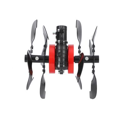 小型割配草机通用开沟轮KWJ松土轮园林微开沟防耕缠绕锄草轮割草