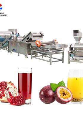 工厂直营 凤翔石榴 百香果 柠檬取籽去皮榨汁加工生产线食品级
