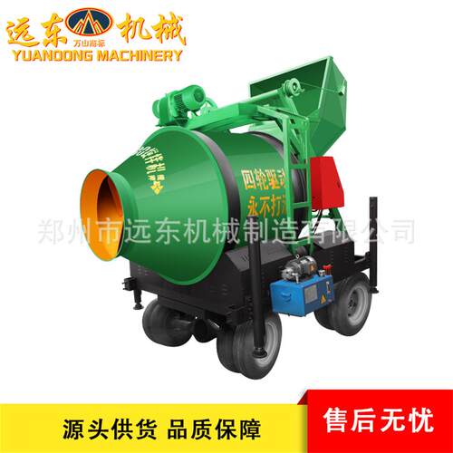 JZM600全自动液压翻斗搅拌机移动式砂浆搅拌机全自动上料搅拌机