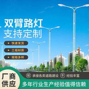 户外双臂市电路灯防水高低道路照明城市主干道市政工程路灯现货