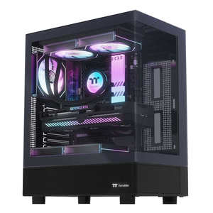 Tt启航者S5 mini/PLUS S3+ A7台式电脑主机侧透ATX大板水冷机箱