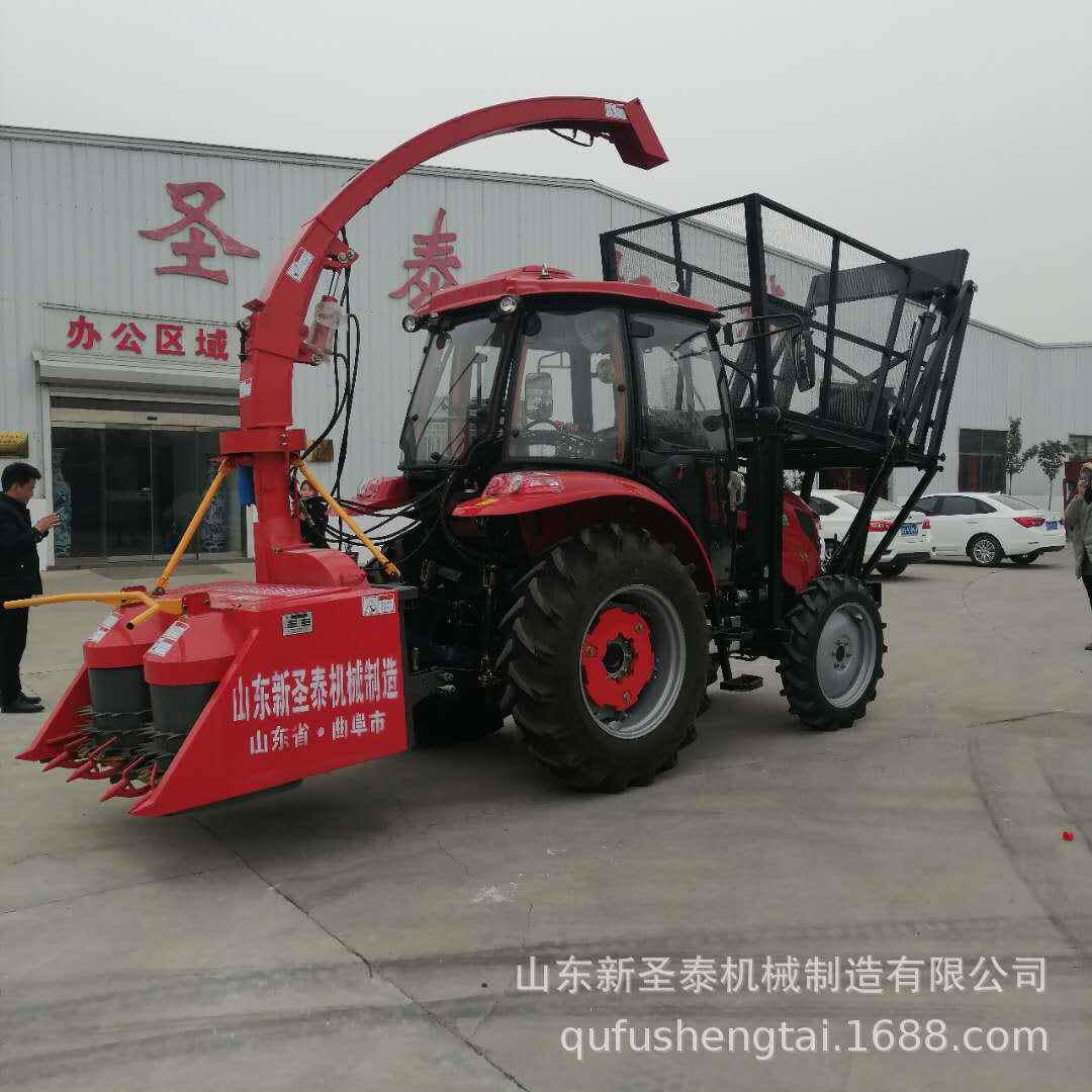 拖拉机改装青储秸秆收割机青贮机割台玉米秸秆粉碎青贮机