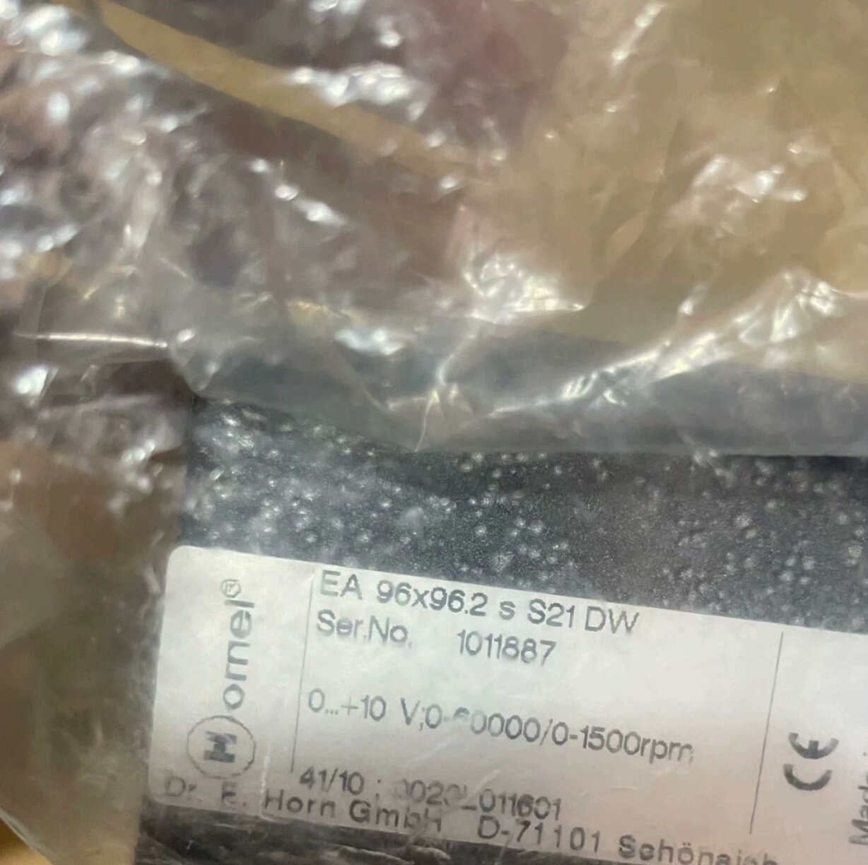 瓦锡兰转速表EA 96*96.2 S Ｓ21 DW 全新原装