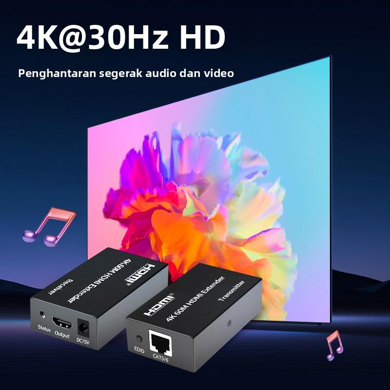 4K 60米 100米 120米HDMI单网线延长器 hdmi转CAT6双绞线传输器