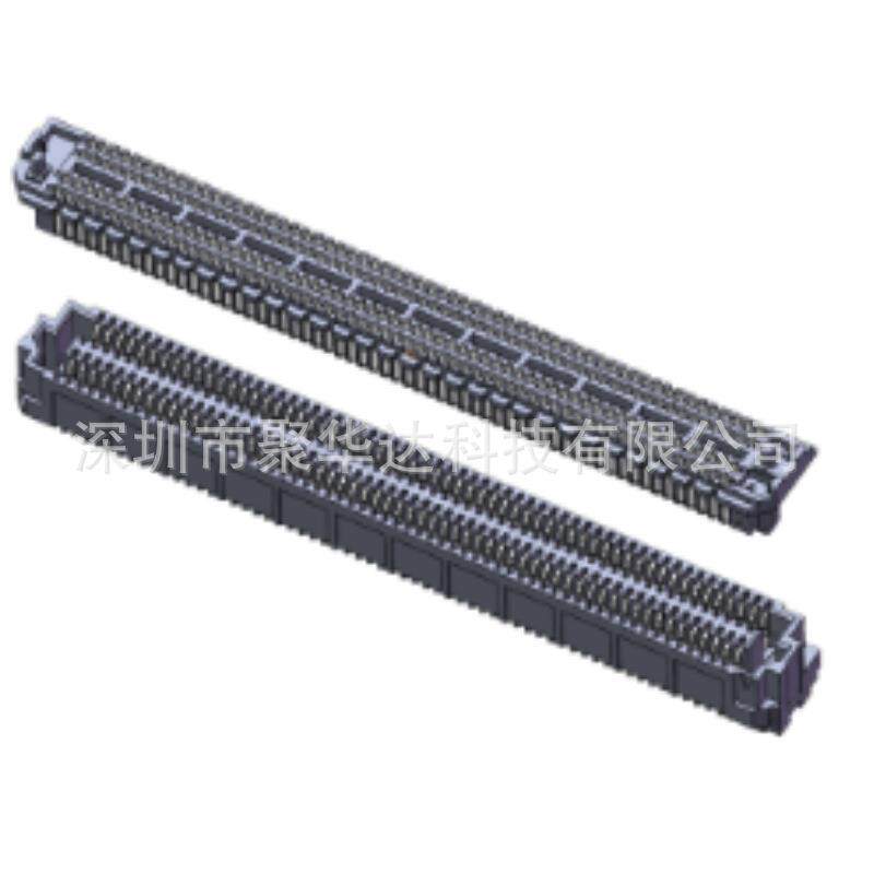 0.635mm 高速板对板连接器 堆叠高度5mm 兼容 samtec ADM6 ADF6