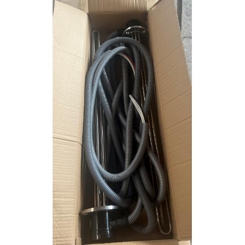 31不锈钢法0兰38V加热器加热管电热管液体加6热DZA耐腐蚀功大率工