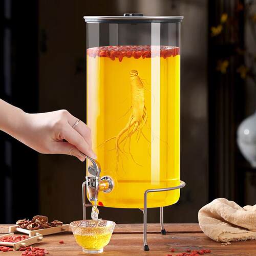 泡酒瓶家用自酿泡酒容器5L高硼硅玻璃酒坛10斤密封罐