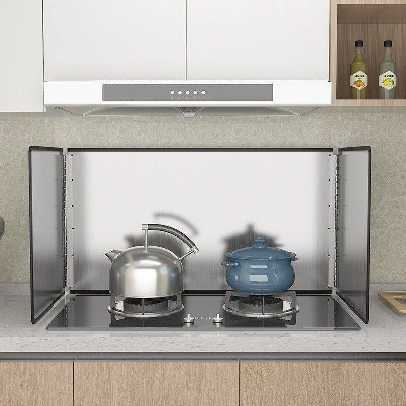 灶台隔板防油厨房用隔热板防火耐高温挡油板煤气不锈钢挡板炒菜防,收纳整理,整理架/置物架/收纳架,淘宝优惠券,粉丝福利购,淘宝优惠卷