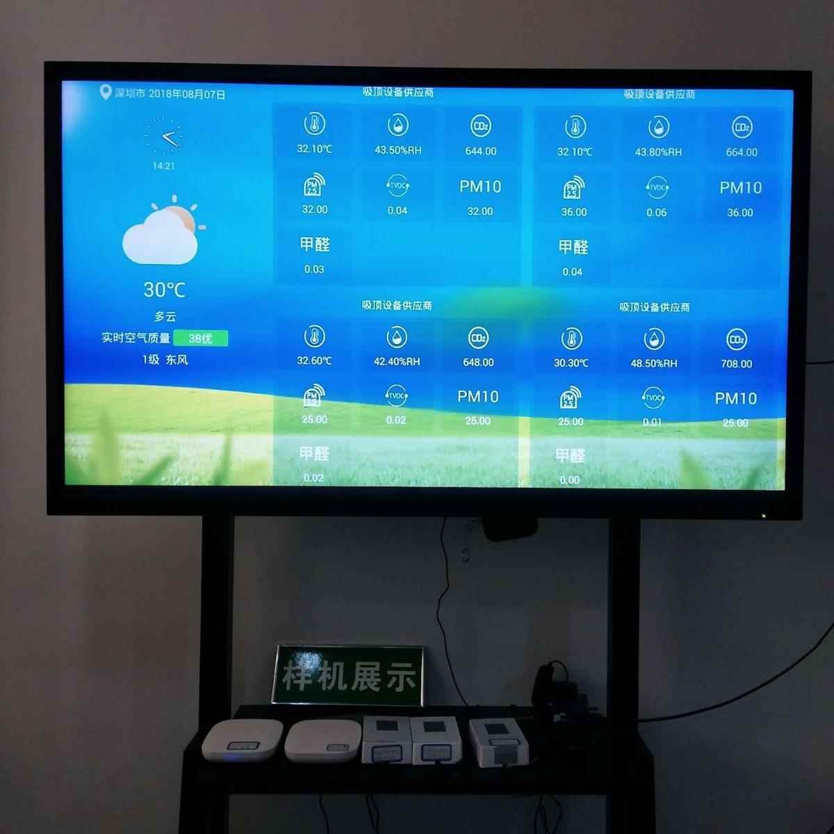 学校图书馆案室温湿度监OSEN-SN2测仪 上海月子中心档空监气染污