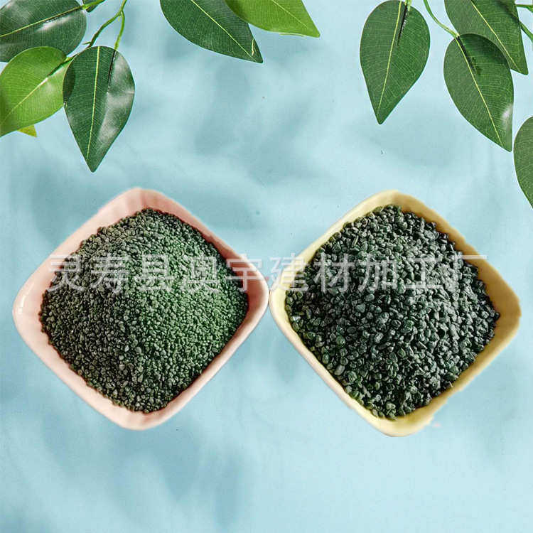 陶瓷颗粒防滑路面装饰 高速减速带车道标示线用彩色防滑陶瓷颗粒