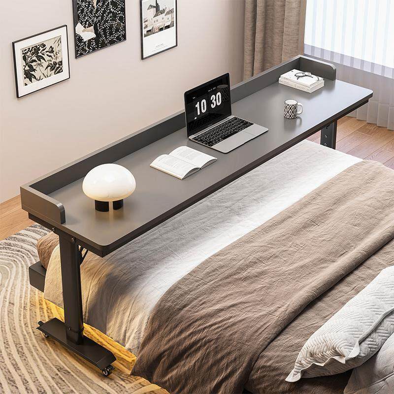 跨床桌可移动书桌电脑桌家用卧室懒人床上学习办公桌可升降床边桌