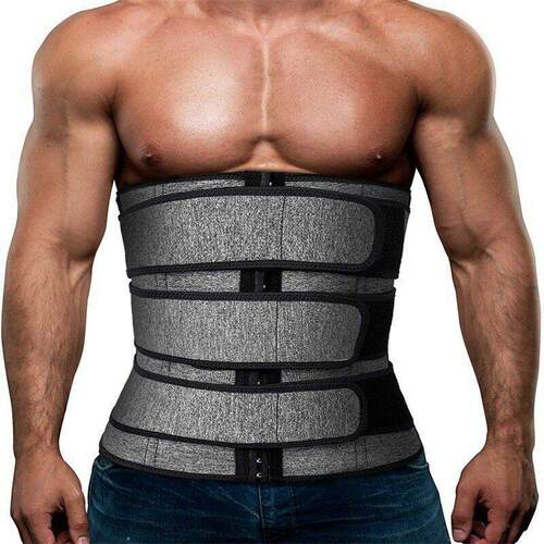 Women's sports sauna suit with adjustable triple waistband