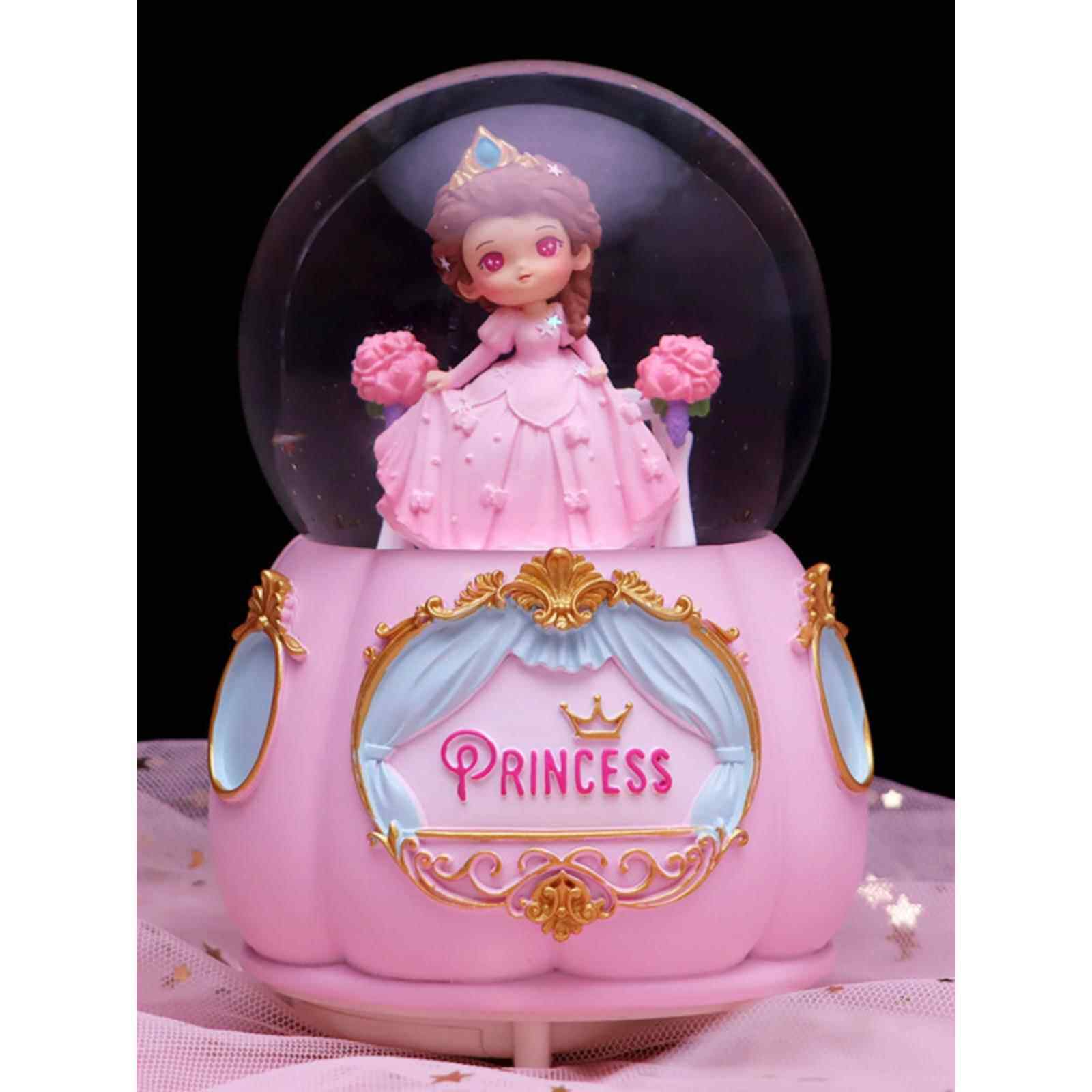 EMILY DREAM SNOW CRYSTAL BALL ORNAMENT GLOW GIRL CHILDRENS DAY GIFT BIRTHDAY GIRLFRIEND