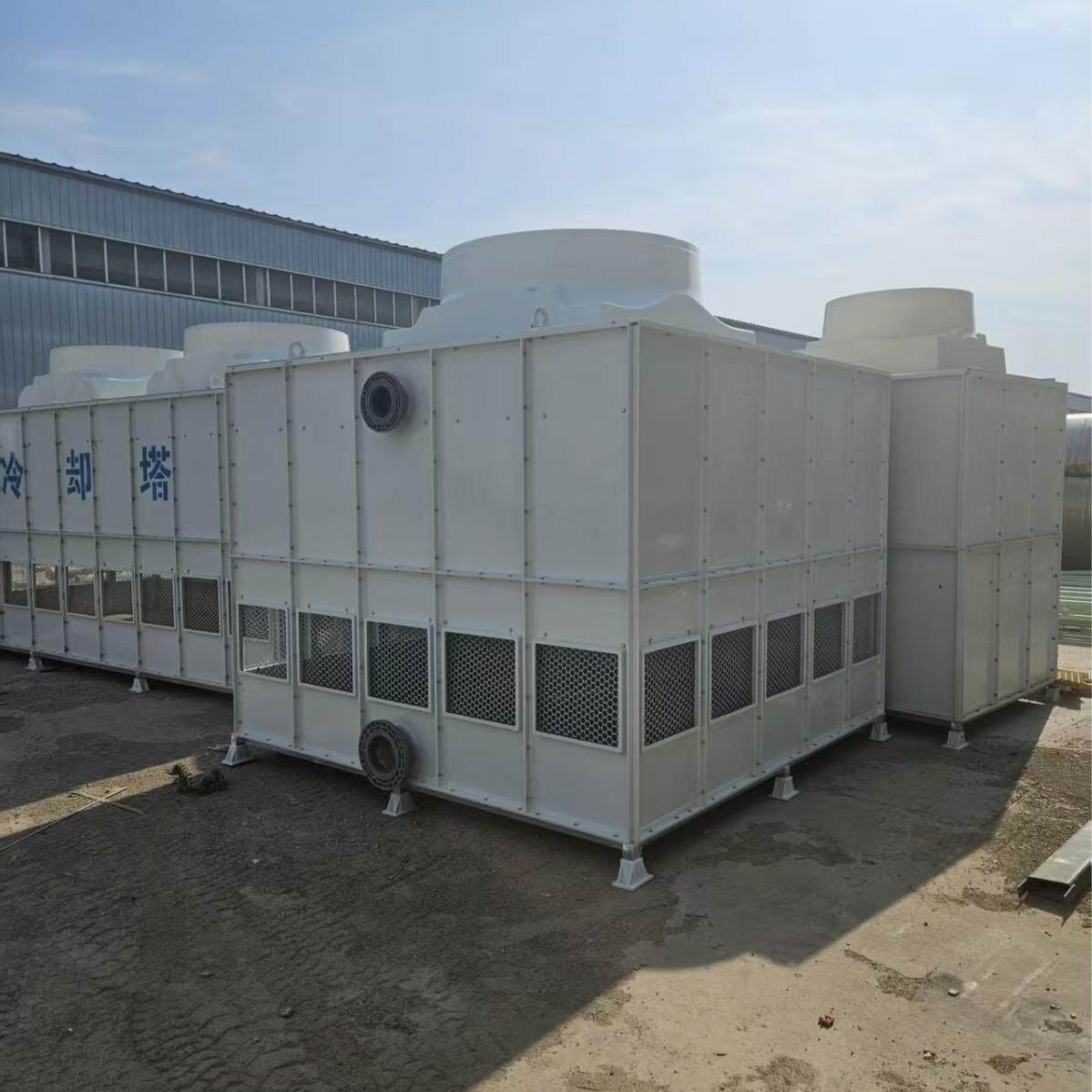 玻璃5钢方形冷却塔 100T20吨冷工却 玻璃钢开塔式冷却水ODK塔 业