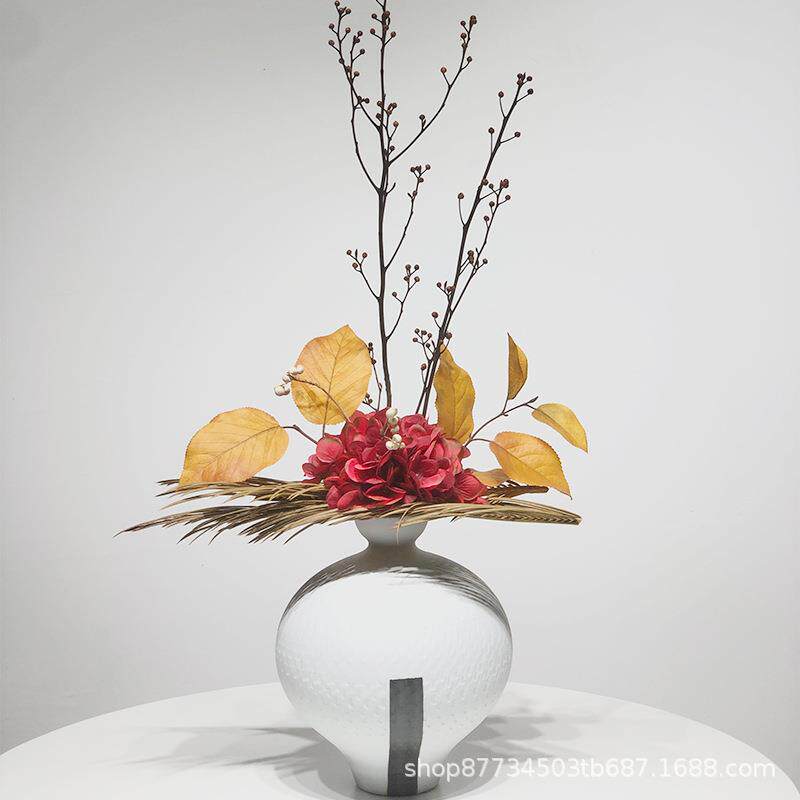 新中式仿真花束轻奢整体花艺假花干花客厅插花家居餐桌装饰品摆件