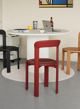 椅Rey可FJ-36880叠放实木餐椅艾森朗特妆复古客厅家用轻书奢化中