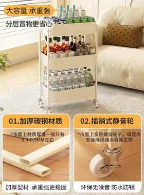 A9L书置物架落地可移FHH-015纳动铁边艺一体靠墙儿架童简易客厅墙