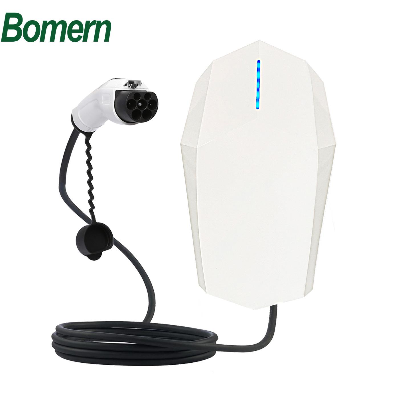 博美电动汽车充电桩壁挂式家用国标7KW/11KW/22KW刷卡APPOCPP