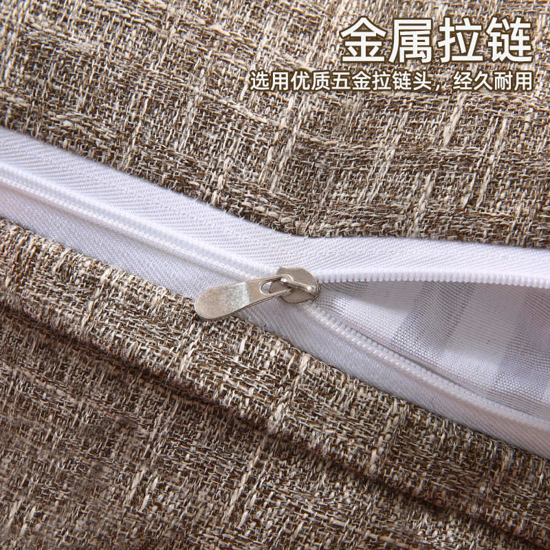 重磅麻三角靠枕护腰枕沙发大靠背垫办公室腰靠立体床头靠垫枕批发