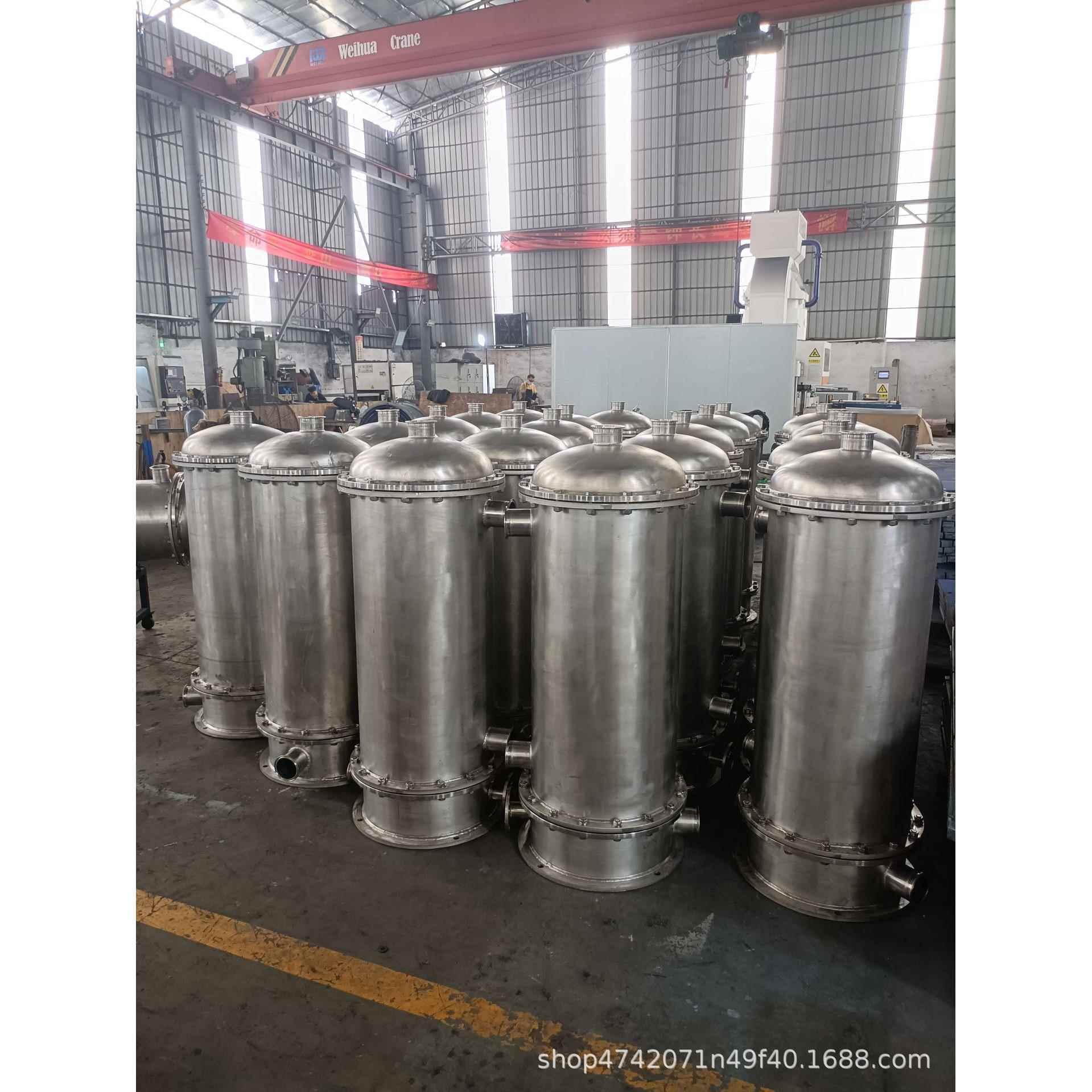 不锈钢器列管式热交换器不锈钢管式冷却器壳管式换热冷凝器