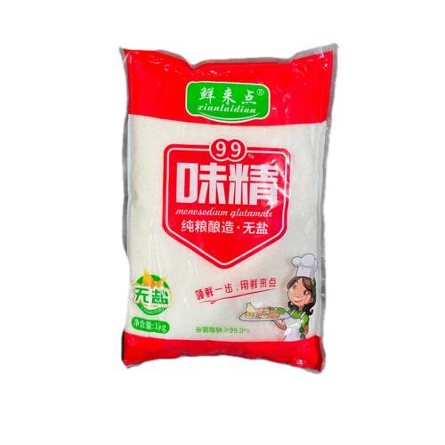 鲜来点无盐味精1千克装 餐饮商用调味料炒菜煲汤提鲜调味
