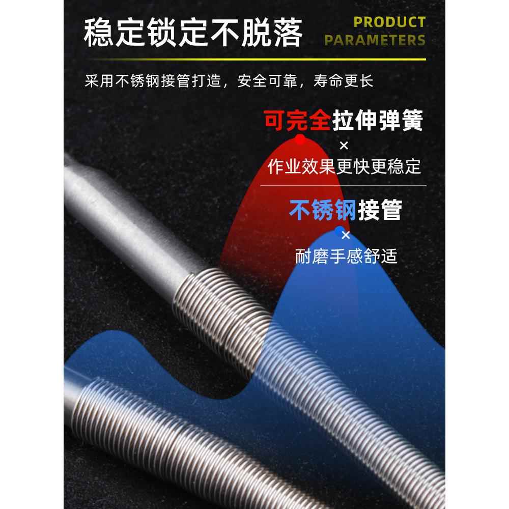 爱迪温K型铠装热电偶WRNK191耐高温1000度探针炉温可弯温度传感器