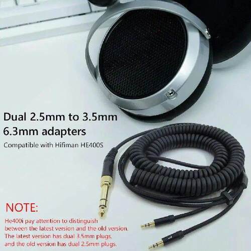 Headphone Spring Cable Replacement for Hifiman