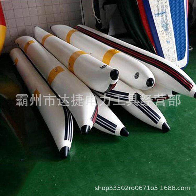 水上自行车防撞浮筒船舶码头双人脚踏式浮板加厚双气室充气浮囊