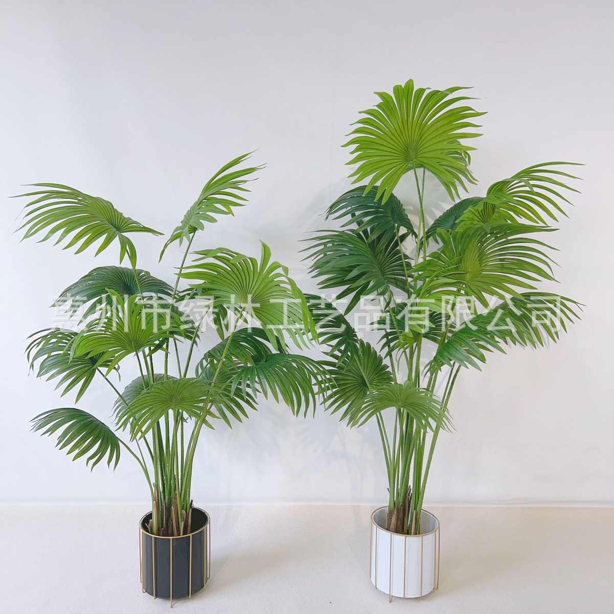仿真蒲葵树唐棕葵 人造扇葵树盆栽 室内假绿植扇形树道具装扮绿植
