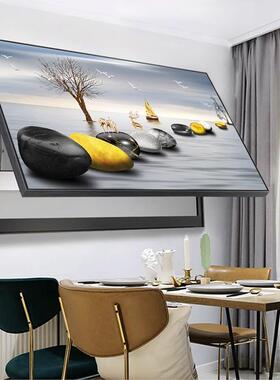 现代轻奢电表箱装饰画TAD-SXLD横电闸电箱大尺寸遮挂画强配弱电款