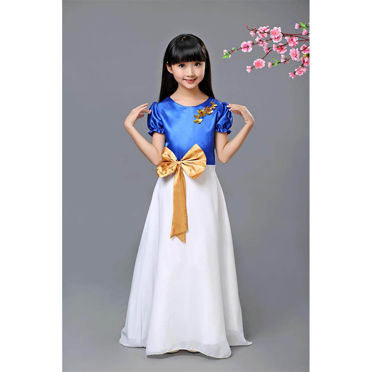 正品六一儿童演唱出小服中学生合男女童歌朗诗诵服装表演服幼儿舞