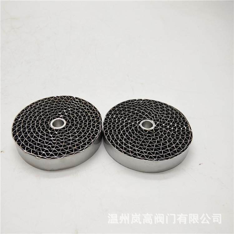 现货供应阻火芯抽屉式阻火器内置阻火网不锈钢材质DN50