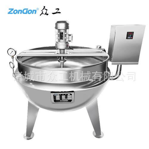 电磁蒸煮锅加热快升温快不锈钢食品夹层锅