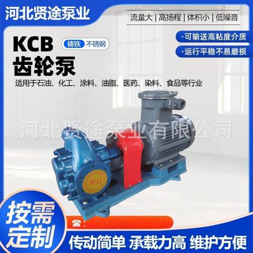 供应KCB齿轮油泵小型齿轮泵KCB齿轮式输油泵铸铁微型泵
