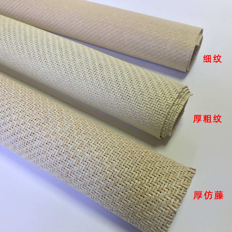 厂家直销源头厂家 仿真藤纸席 家具纸席托盘编织 墙面 家居装饰材