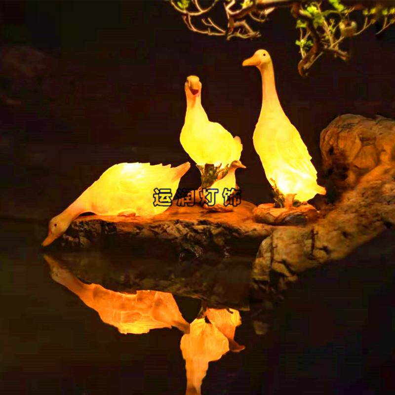 户外装饰灯LED仿真小鸟灯 防水发光亮化工程彩灯树挂 节日装饰灯