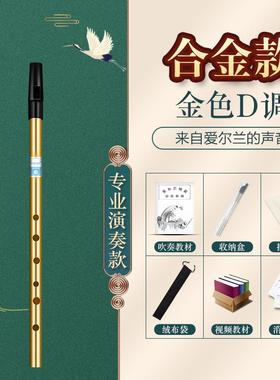 高档爱直尔兰哨笛调D调专笛子初学儿童业演奏高C音笛竖笛乐器小学