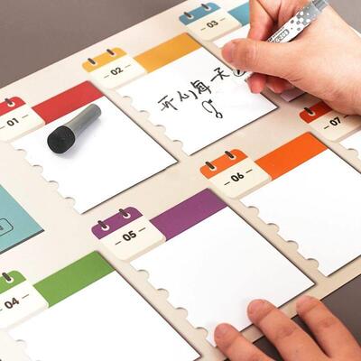 Magnetic calendar schedule white board Refrigerator tape