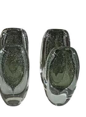 现代简约创意琉璃气泡花瓶手工作琉璃花器样板房售楼处桌面茶几