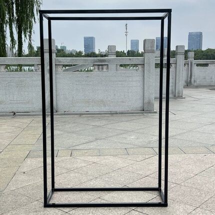 婚庆道具新款屏风方形摆件婚礼拱门装饰铁艺背景架子迎宾方框